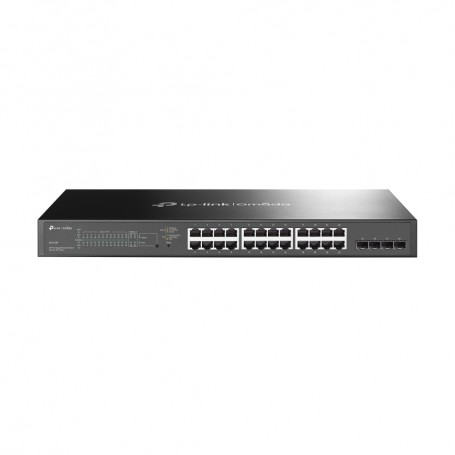 TP-LINK TL-SG2428P switch di rete Gigabit Ethernet (10/100/1000) Supporto Power over Ethernet (PoE) Nero (TL-SG2428P)