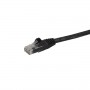 StarTech.com Cavo patch antigroviglio UTP RJ45 Cat6 Gigabit 10 m nero - Cavo patch 10 m (N6PATC10MBK)