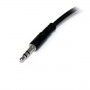 StarTech.com Cavo splitter stereo slim - Maschio 3,5 mm a 2 femmina 3,5 mm (MUY1MFFS)