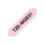 Brother TZE-MQE31 nastro per etichettatrice Nero su rosa