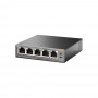 TP-LINK TL-SG1005P Non gestito Gigabit Ethernet (10/100/1000) Supporto Power over Ethernet (PoE) Nero (TL-SG1005P)