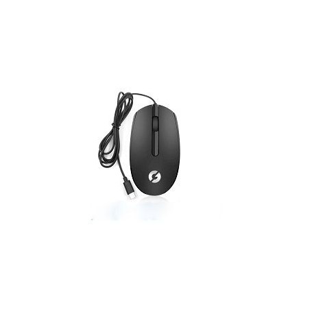 IGLOO MOUSE USB CABLATO TYPE-C *BLACK