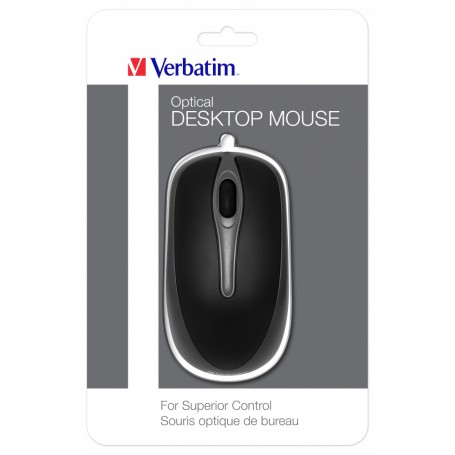 Verbatim 49019 mouse Ufficio Ambidestro USB tipo A Ottico 1000 DPI