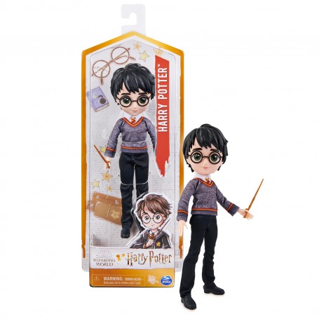 Wizarding World Bambola articolata Harry Potter 20cm, con bacchetta e divisa di Hogwarts - dai 5 anni in su (6061836)