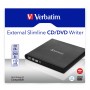 Verbatim Slimline CD/DVD lettore di disco ottico DVD-RW Nero (98938)