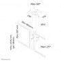 Neomounts by Newstar Supporto da soffitto per TV (PLASMA-C100BLACK)