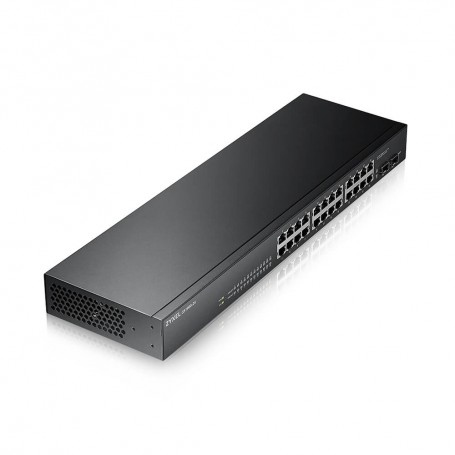 Zyxel GS-1900-24 v2 Gestito L2 Gigabit Ethernet (10/100/1000) 1U Nero (GS1900-24-EU0102F)