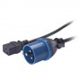 APC C19/IEC309 2.5m Nero 2,5 m Accoppiatore C19 (AP9876)