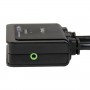 StarTech.com Switch KVM cavo HDMI USB 2 porte con audio e switch remoto – Alimentazione USB (SV211HDUA)