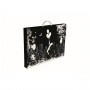 VALIGET. BLACK WHITE 36.5X56.6X5.5