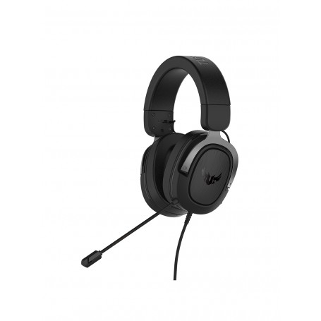 ASUS TUF Gaming H3 Cuffia Padiglione auricolare Connettore 3.5 mm Nero, Grigio (90YH028G-B1UA00)