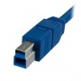 StarTech.com Cavo USB 3.0 SuperSpeed per stampante tipo A/B ad alta velocita' M/M - 1m (USB3SAB1M)