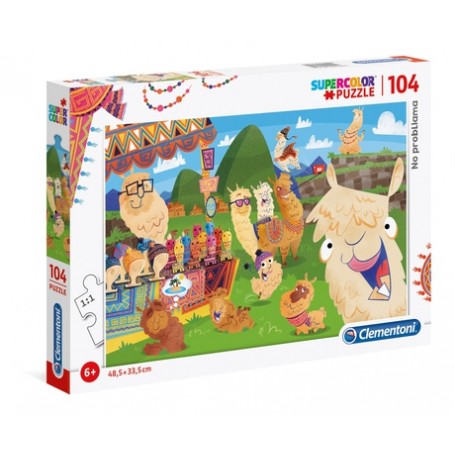 Clementoni No ProbLLAMA Puzzle 104 pz (27279)