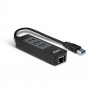 LINDY ADATTATORE USB 3.1 GIGABIT ETHERNET  HUB (43176)