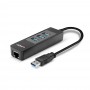 LINDY ADATTATORE USB 3.1 GIGABIT ETHERNET  HUB (43176)
