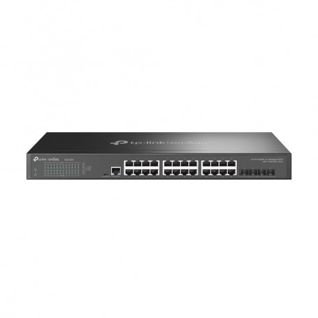 TP-LINK TL-SG3428X switch di rete Gestito L2+ Gigabit Ethernet (10/100/1000) Nero (TL-SG3428X)