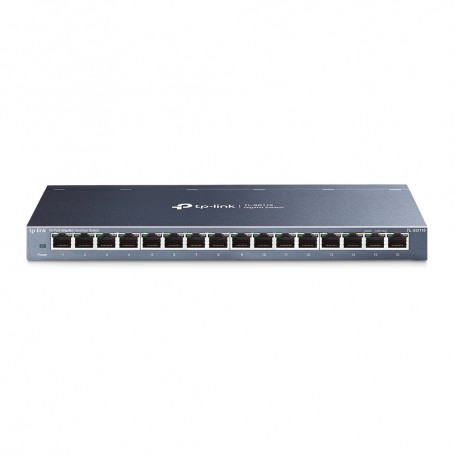 TP-LINK TL-SG116E Non gestito Gigabit Ethernet (10/100/1000) Nero (TL-SG116)