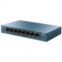 TP-LINK LS108G Non gestito Gigabit Ethernet (10/100/1000) Blu (LS108G)