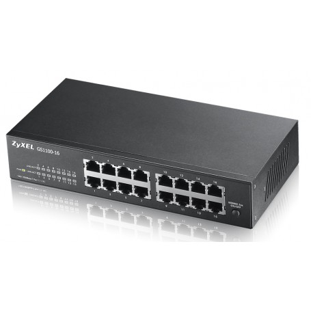 Zyxel GS1100-16 Non gestito Gigabit Ethernet (10/100/1000) (GS1100-16-EU0103F)