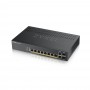 Zyxel GS1920-8HPV2 Gestito Gigabit Ethernet (10/100/1000) Supporto Power over Ethernet (PoE) Nero (GS1920-8HPV2-EU0101F)