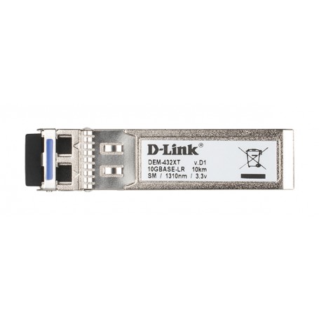 D-Link DEM-432XT modulo del ricetrasmettitore di rete Fibra ottica 10000 Mbit/s SFP+ 1310 nm (DEM-432XT)