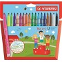 STABILO Trio A–Z marcatore Fine Multicolore 18 pz (378/1-18-01)