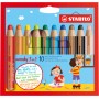 STABILO Woody 3 in 1 pastello colorato 10 pz (880/10)