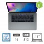 MBP 15,4 T.BAR(2019)I9-9980HK/16/512/SG/2Y - B