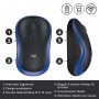 WIRELESS MOUSE M185BLUE-EER2- (910-002239)