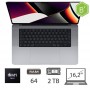 MBP 16,2 (2021)M1 MAX-10C/64/2TB/32C GPU/SG/2Y - B
