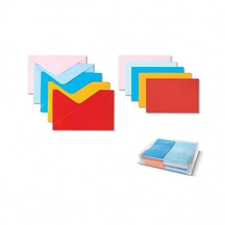 CF100BIGL + 100BUSTE 7X11CM COL ASS (8314A)