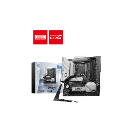 MB MSI B760M PROJECT ZERO Zero gestione cavi S1700