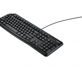 Logitech K120 Corded Keyboard tastiera USB QWERTY Inglese Nero (920-002508)