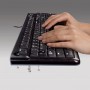 Logitech K120 Corded Keyboard tastiera USB QWERTY Inglese Nero (920-002508)
