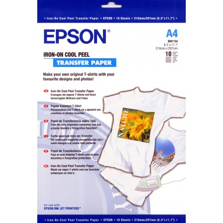 Epson Iron-on-Transfer Paper - A4 - 10 Fogli (C13S041154)