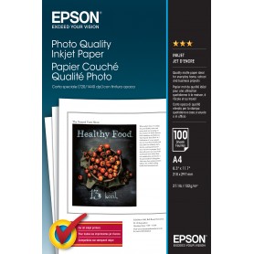 Epson Photo Quality Inkjet Paper - A4 - 100 Fogli (C13S041061)