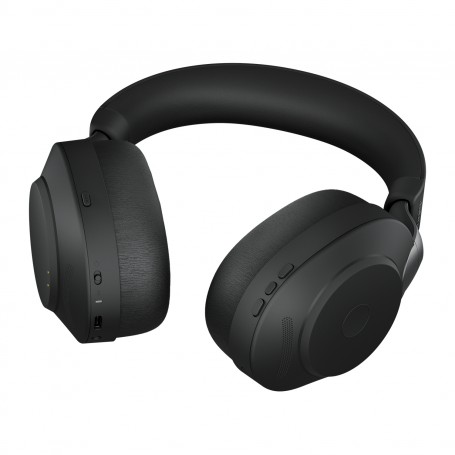 Jabra Evolve2 85, UC Stereo Auricolare Con cavo e senza cavo A Padiglione Ufficio USB tipo A Bluetooth Nero (28599-989-989)