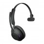 Jabra Evolve2 65, MS Mono Auricolare Wireless A Padiglione Ufficio USB tipo-C Bluetooth Nero (26599-899-899)