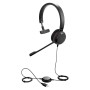 Jabra Evolve 20SE MS Mono Cuffia Padiglione auricolare USB tipo A Nero (4993-823-309)