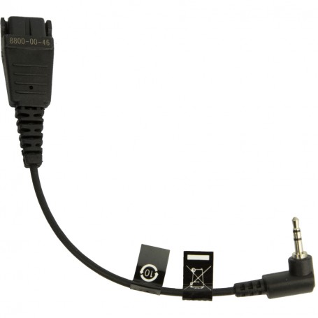 Jabra 8800-00-46 cavo audio 0,15 m QD 2.5mm jack Nero (8800-00-46)