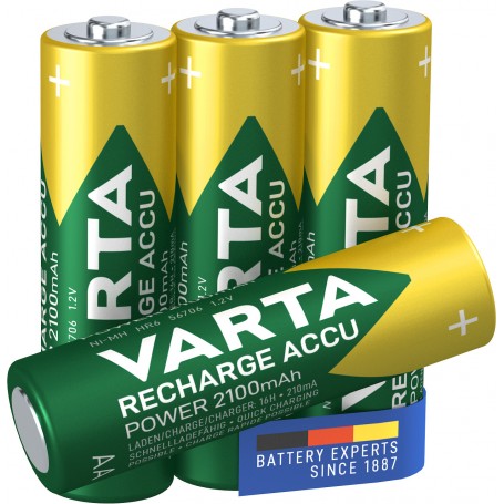 Varta Rech.accu Power AA 2100mAh BLI 4 (56706101404)
