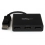 StarTech.com Adattatore multi monitor a 3 porte - Hub DisplayPort 1.2 MST a doppio 4K 30Hz e 1x 1080p - Splitter vi (MSTDP123DP)