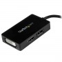 StarTech.com Adattatore Mini DisplayPort a DisplayPort/DVI/HDMI – Convertitore mDP 3 in 1 (MDP2DPDVHD)
