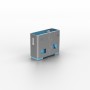 Lindy 40462 clip sicura Bloccaporte USB tipo A Blu Acrilonitrile butadiene stirene (ABS) 10 pz (40462)