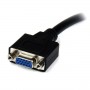 StarTech.com Adattatore cavo DVI a VGA da 20 cm - DVI-I maschio a VGA femmina (DVIVGAMF8IN)