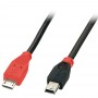 LINDY CAVO USB 2.0 MICRO-B A MINI-B OTG, 0,5MT (31717)