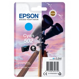 Epson Singlepack Cyan 502 Ink (C13T02V24010)