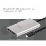 CLUB3D Thunderbolt™ 3 to Displayport™ 1.2 Dual Monitor 4K 60Hz (CSV-1577)