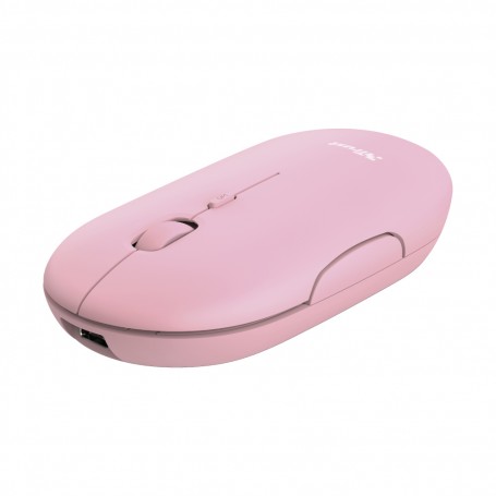 Trust Puck mouse Ambidestro Wireless a RF + Bluetooth Ottico 1600 DPI (24125)