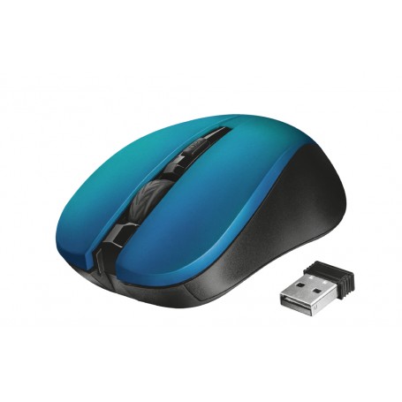 Trust 21870 mouse Ambidestro RF Wireless Ottico 1800 DPI (21870)